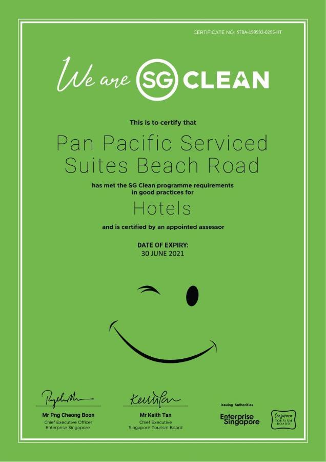 Pan Pacific Serviced Suites Beach Road, Singapura Exterior foto